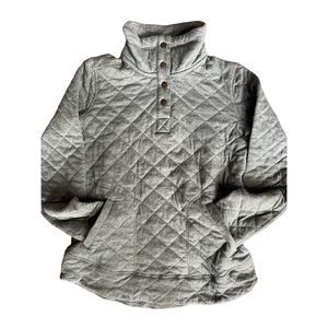 MARMOT ROICE PULLOVER QUILTED HEATHER GREEN WOMEN'S XS